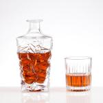 700ml 750ml Unbreakable Whiskey Glass Bottle for Party Hot Stamping Surface