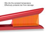 45W Ceramic Flat Iron Hair Straightener 3D Floating Titanium Plates