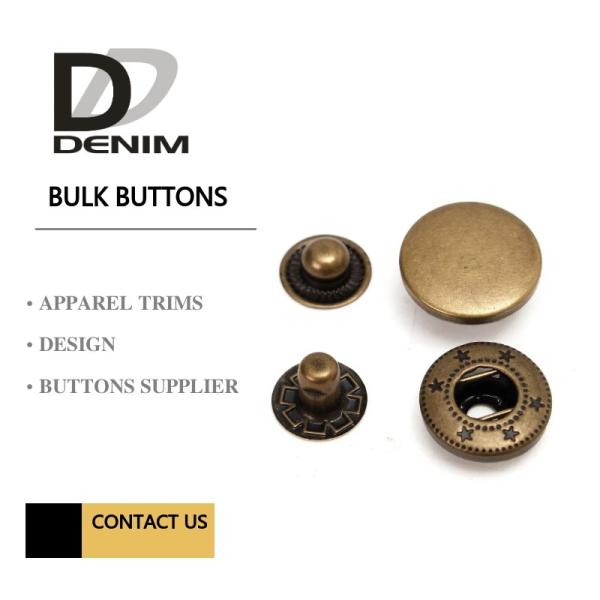Resistant Corrosion Jackets 15mm Metal Snaps For Fabric
