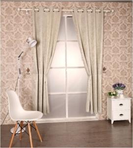 Wholesale Embossed Polyester Black Out Window Curtain from china suppliers