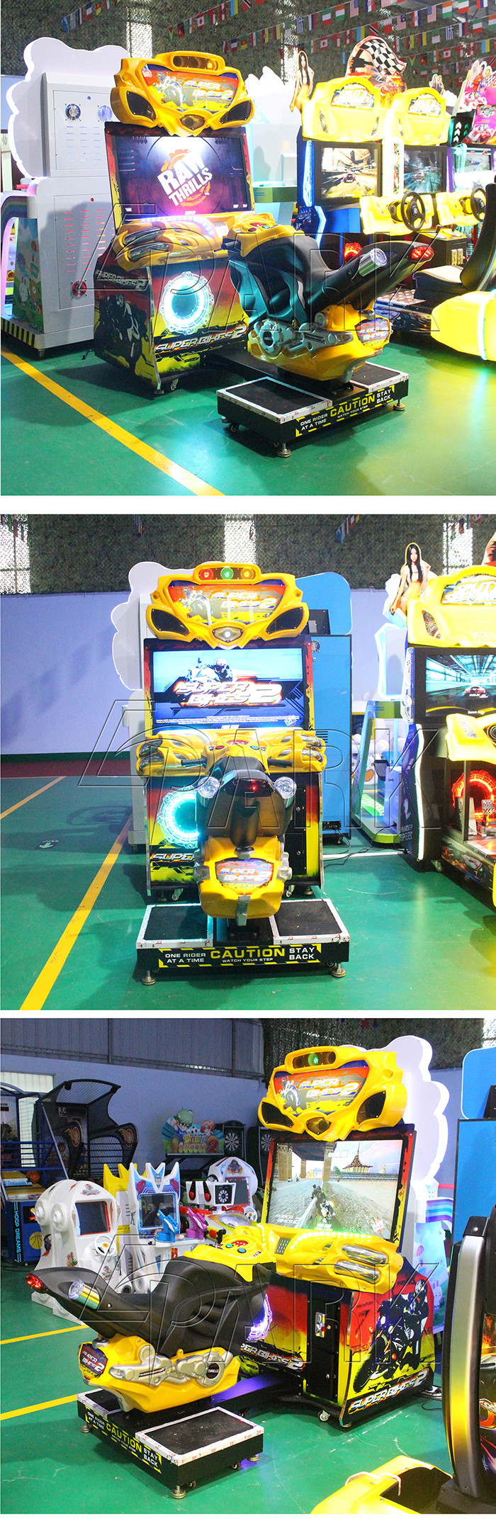 FF Moto super bike 2 motorbike racing game coin operated amusement game machine