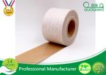 Brown / White Color Kraft Paper Tape Customized Reinforced Gummed Kraft Paper