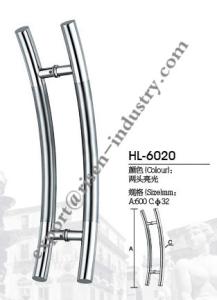 Wholesale Stainless steel door handle HL6020, dia32 X 600 from china suppliers