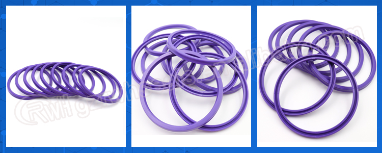 Standard Size Hydraulic Rod Seal PU Material IDI Purple Color