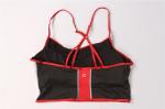 90% Polyester 10% Spandex Knit Sports Bra Ladies Yoga Top With Bra Linning