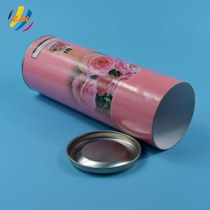 Wholesale diameter 70mm Cardboard Tube Packaging With Metal Tin Plug from china suppliers
