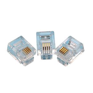 Wholesale Cat3 6p4c RJ45 Connector Telephone Connecter Rj11 Modular Jack from china suppliers