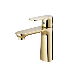 Wholesale Gold Basin Mixer Restroom Single Hole Sink Faucets from china suppliers