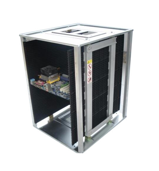 Electronics Assembly Lines ESD Magazine Rack 460x400x563mm 50 PCBs Hold Up