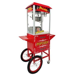 Wholesale Electric Commercial Popcorn Maker With Cart For And Red Color from china suppliers
