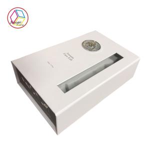Wholesale Sustainable Paper Cosmetic Box With Transparent PVC Window Eco - Friendly from china suppliers