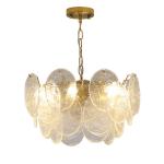 Modern Frosted Diamond Glass Chandelier Luxury Lustre Lighting（WH-CY-251）