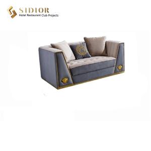 Wholesale Bedroom Modern Upholstered Sofa 220cm Length Luxury 2 Seater Sofas from china suppliers