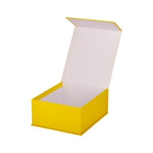 Wholesale Book Shape Yellow Paper Box Packaging Gift With Magnetic Lid from china suppliers