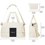 Custom Logo Women Duffel Weekender Bag Sports Tote Bag Foldable Waterproof