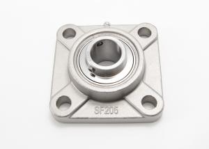Wholesale Flange Mounted Stainless Steel Pillow Block Relubricatable 4 Holes Bearing Housing SUCFX05 from china suppliers