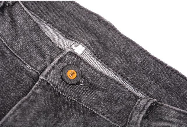 ODM OEM Korean Version Autumn Winter Men Pants Casual Straight Mid Waist Jeans