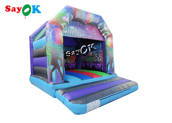 PVC Tarpualin Dj Inflatable Disco Dome Bouncer For backyard