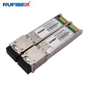 China 10G Bidi 80km SFP Module 10G SFP+ Simplex 1490 / 1550nm LC SFP Transceiver DOM on sale