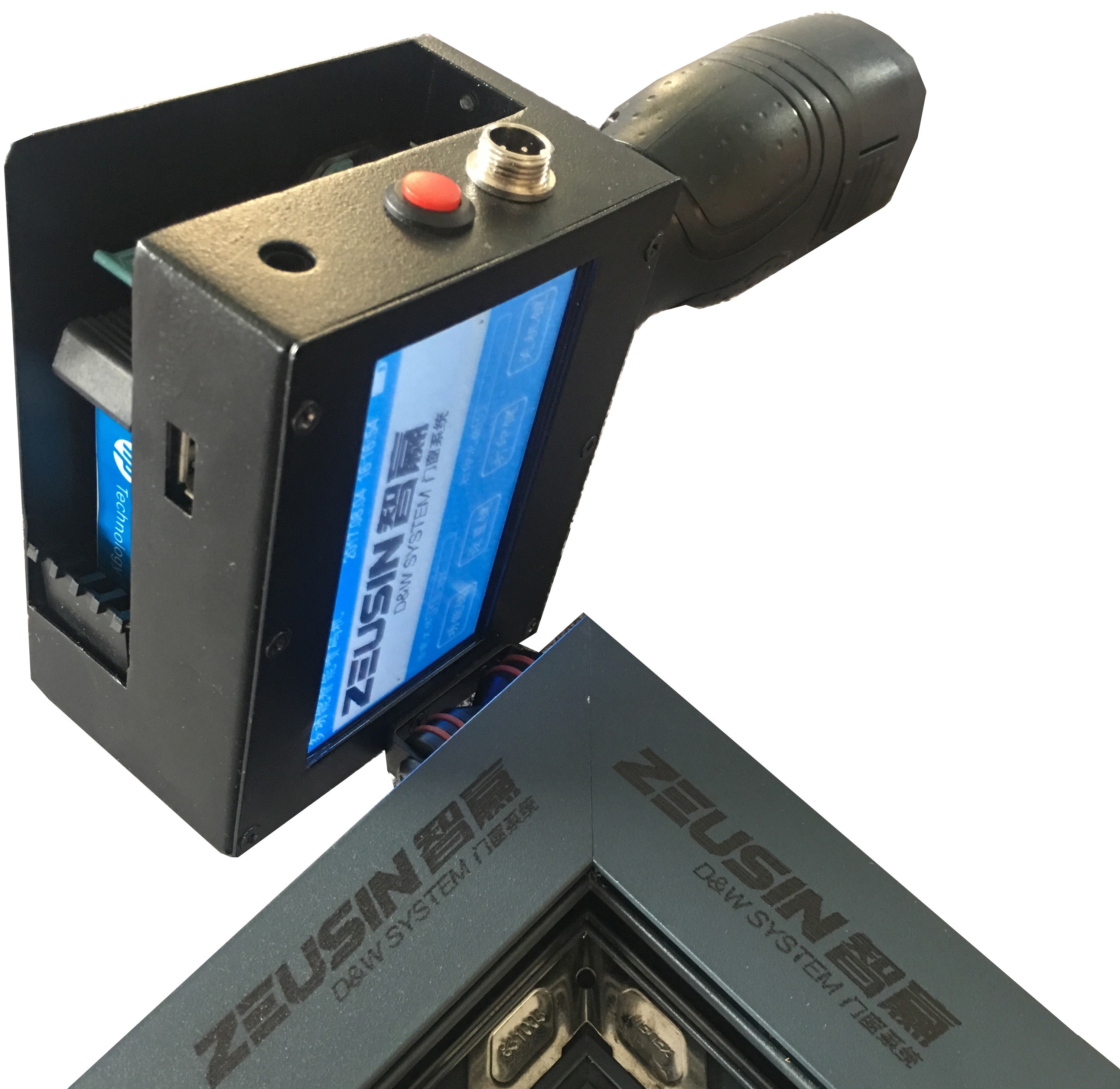Mobile Hand Held Label Printer Ink Jet Barcode Printing Machine