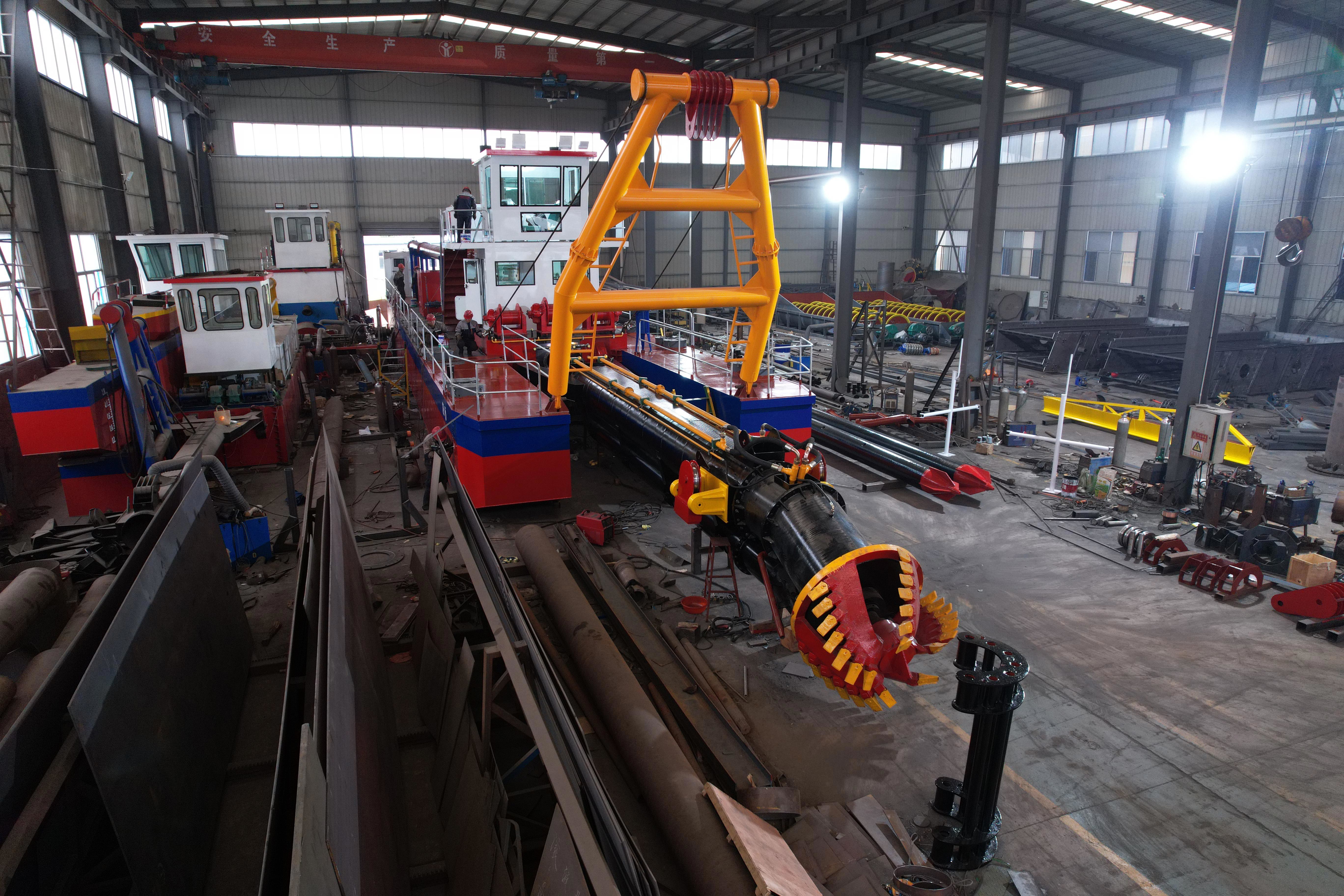 50KW Empty Running Pre Tested Cutter Suction Dredge With German Rexroth Hydraulic System