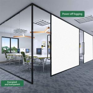 Wholesale Switchable Pdlc Smart Glass Electronic Glass Partitions For Shopping Malls from china suppliers