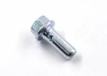 High Strength Mild Steel Dowel Pin , Flat Headed Cylindrical Pin Blue White
