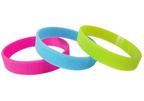 New customed print logo promotional silicon bracelet sprots club outdoor