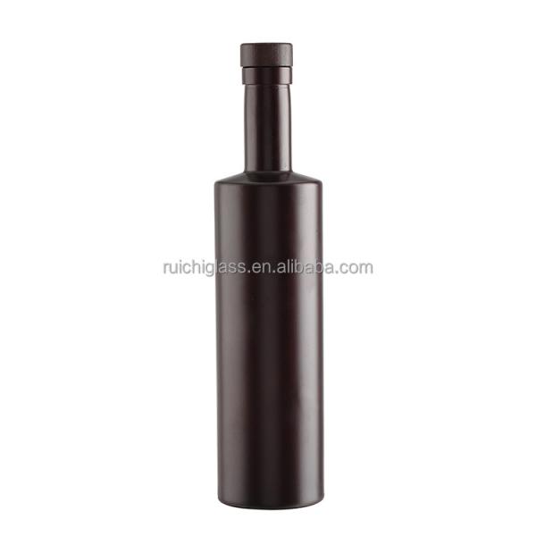 Unique Shaped Vodka Glass Bottle Super Flint Glass Base Material Luxury Whisky