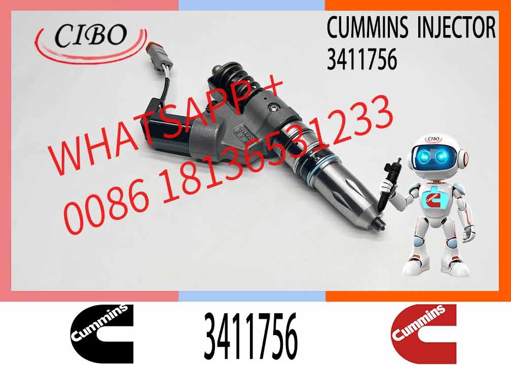3411756 Diesel Engine Fuel Injector 3083849 3609922 for Cum-mins M11 ISM350 ISM QSM Engine