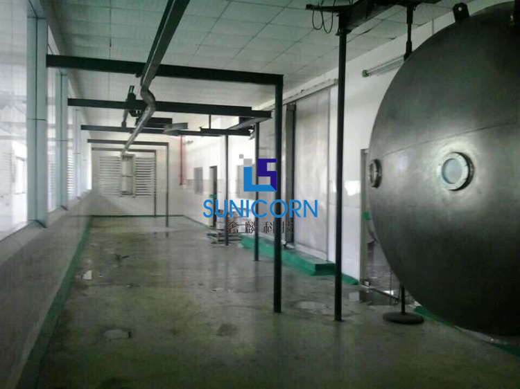 10sqm 100kg Production Freeze Dryer , Fruit And Vegetable Dryer Machine