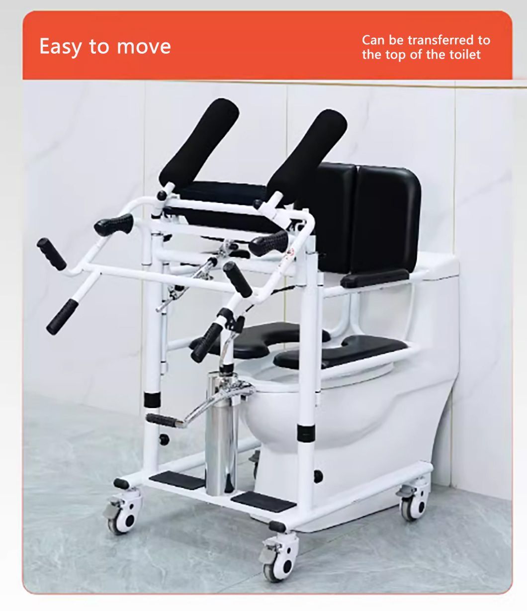 Elderly Care Products, Health Transfer Chairs, Hydraulic Lifting and Displacement Nursing Wheelchairs