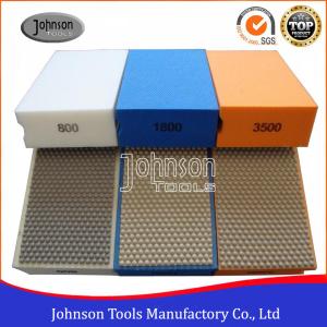 Wholesale Resin / Electroplated Diamond Hand Polishing Pad , Diamond Hand Pad 90x55mm from china suppliers