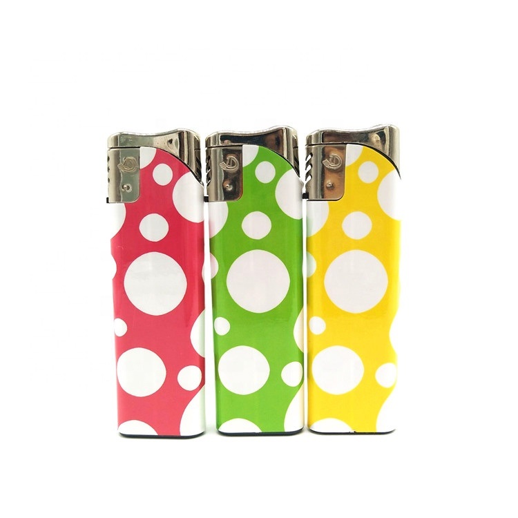 Dy-069 Wholesale High Quality Electronic Cr Flip Plastic Lighter
