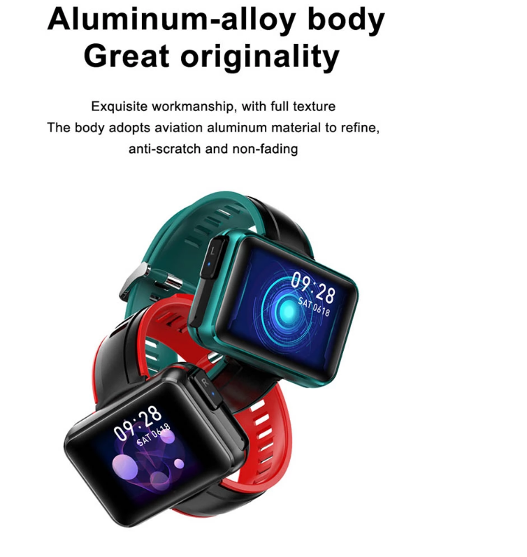 TWS Sport Smart Bracelet 2 In 1 TWS MP3 Ble Band With Earbuds Wristband Health Monitoring
