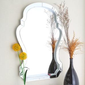 Wholesale Water Proof Sliver Antiqued Glass Wall Mirror Customized Logo Available from china suppliers