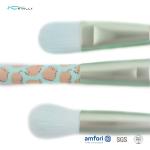 6pcs Aluminium Ferrule Cat Makeup Brush Set With PVC Box