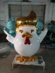 Outdoor garden Props and oddities American presdient Donald trump rooster statue