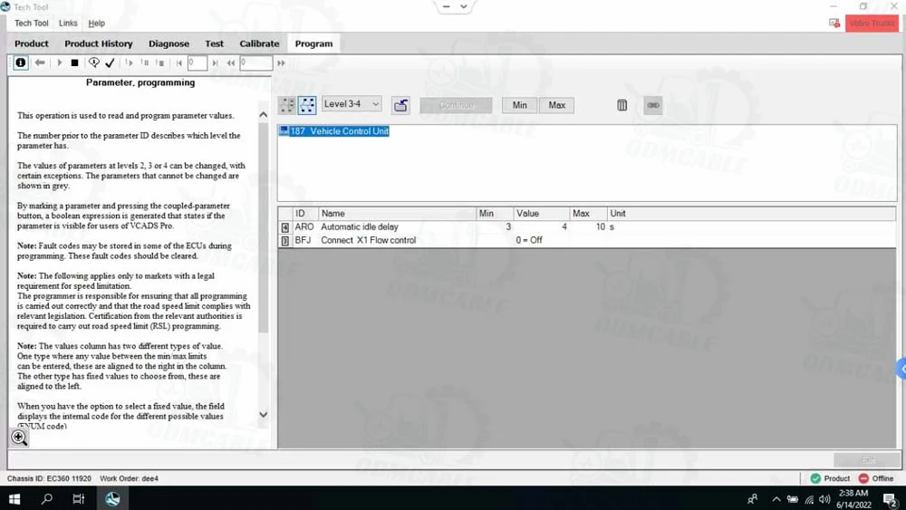 SUPPORT Excavator Diagnosis Euro6 FH FM Series Vehicles PTT V2.8.150 Tech Tool Laptop CF53 ACPI 2024 Development Version