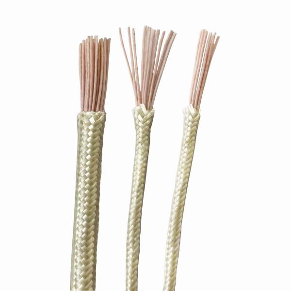 130V high temperature Insulated Fiberglass Braided Wire High Temperature Lead