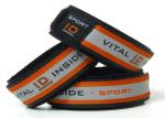 Reflective Sport ID Bracelet / Vital ID Wristband With Insert ID Paper
