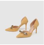 ZM017 Single Shoes Women 2020 Spring New Women'S Shoes Stiletto Pointed Toe