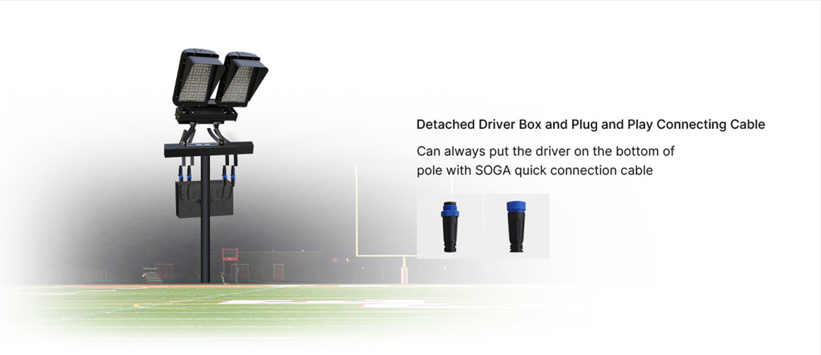 175lm/W 300W High Power LED Flood Light High Efficiency For Streets