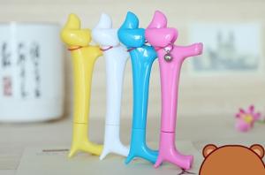 Wholesale 2014 Hot! Novelty promotional ball pen,lovely dog shape ball pen,plastic ball pen from china suppliers