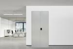 Steel Office Storage Cupboard 2 Door Filing Cabinet Knock Down Structure
