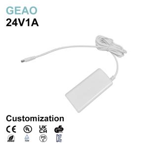 Wholesale 24V 1A AC DC Desktop Power Adapter Supply 5Volt 6V 9V 12V 15V 16V from china suppliers