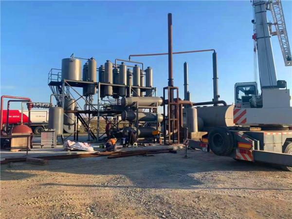 10Ton Waste Engine Oil / Motor Oil Recycling To Diesel Machine Used Oil