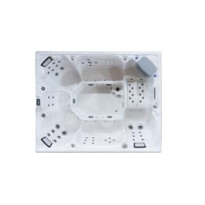 Wholesale Freestanding Rectangle Hot Tub With Powerful 3KW/110~220V Electric Heater For Spa And Massage from china suppliers