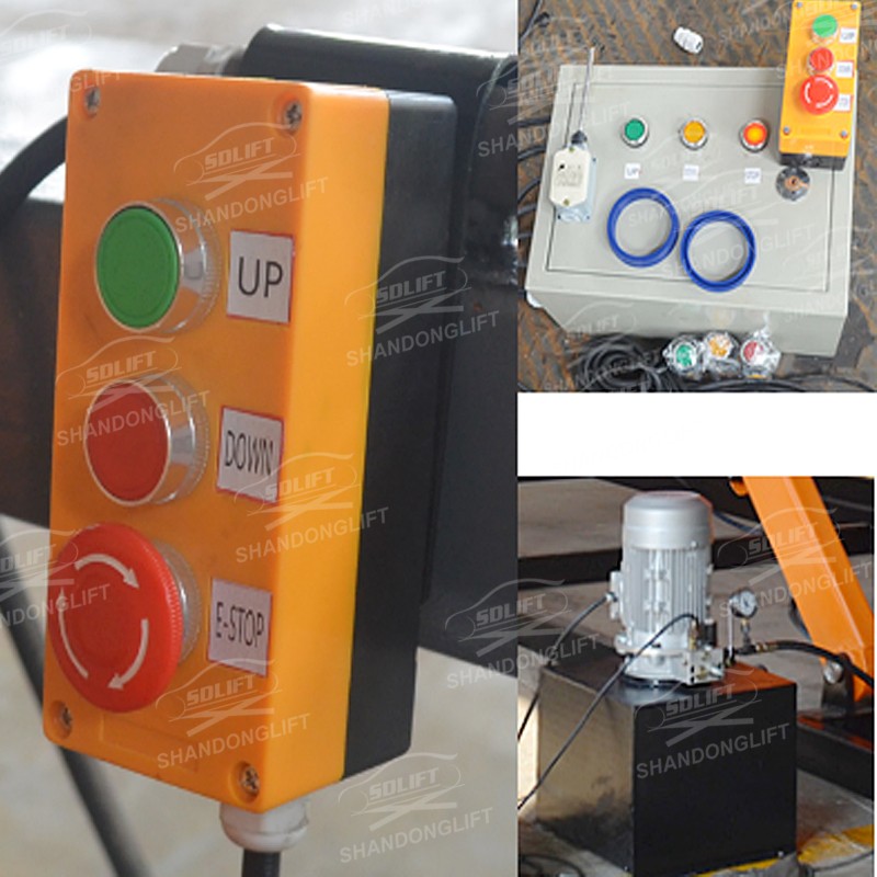 Vertical Parking System Car Mini Lift Residential Pit Garage Parking Car Lift