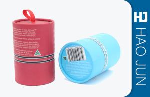 Wholesale Round Shape Paper Packaging Carboard Candle Box With Rope on The Top from china suppliers